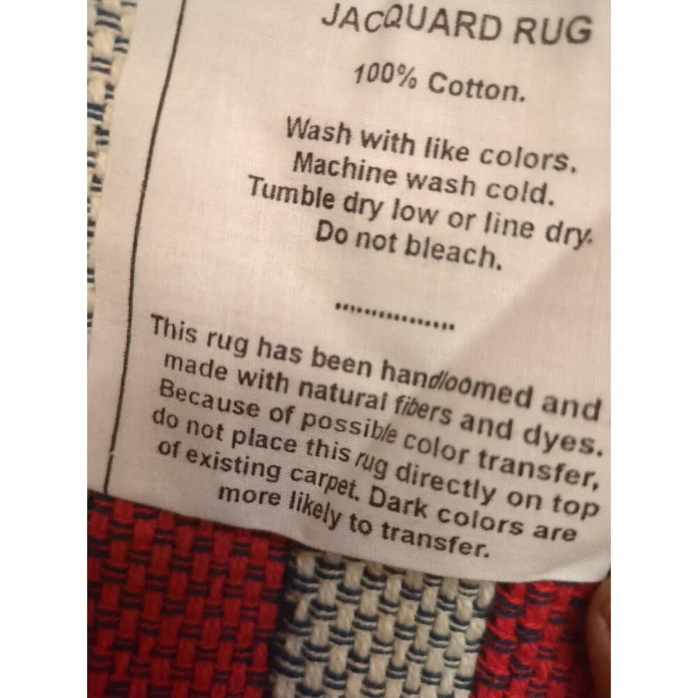 American Flag Jacquard USA PRINT Partriotic Rug 19